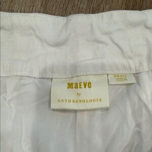 Maeve by Anthropologie Colette linen mini skirt